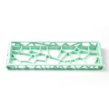 Imagem de Capa de teclado mecânico transparente compatível com teclado Wooting60/HM66/Mad60/M6lite/Rakka (verde menta)