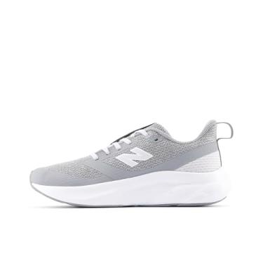 Imagem de New Balance Tênis de corrida unissex infantil Fresh Foam 625 V1 com cadarço, Cinza ardósia/cinza/branco, 18