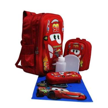 Imagem de Mochila Escolar Meninos Masculina Carros Costas - Vozz