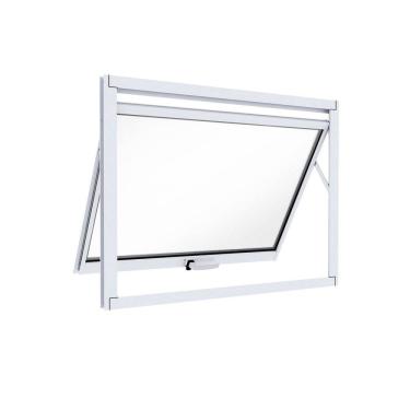 Imagem de Janela de Alumínio Máximo Ar 60x60cm Lucasa Ideale Branco