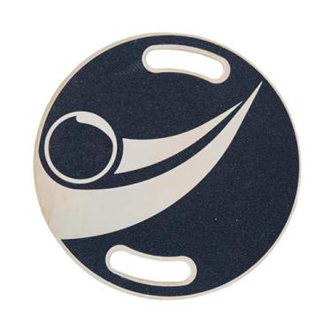 Imagem de Baoblaze Prancha de equilíbrio oscilante de madeira de 40 cm, acessórios circulares para esportes, disco de treinamento de estabilidade versátil antiderrapante