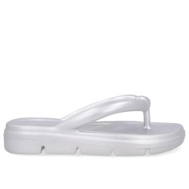 Imagem de Chinelo Usaflex Dedo Poofy Metalizado Prata 38