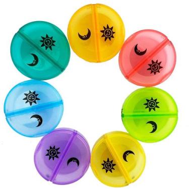 Imagem de Porta Comprimidos Dia E Noite Cores Sortidas Domni