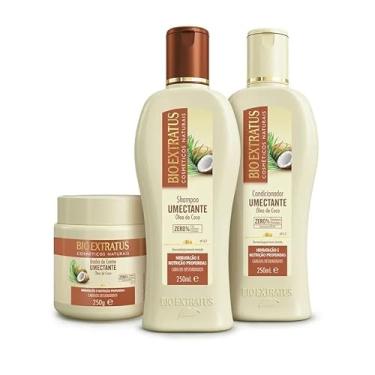 Imagem de Kit Bio Extratus Umectante (250mL/g) Shampoo, Condicionador e Banho de Creme