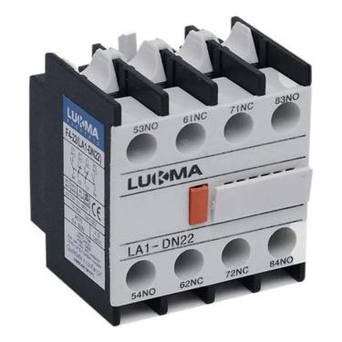 Imagem de 10X Bloco Contato 2Na+2Nf Frontal Para Contator Cjx2