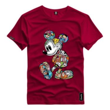 Imagem de Camiseta Personalizada Mickey Mouse Personagens Desenho - Versitz, Ver