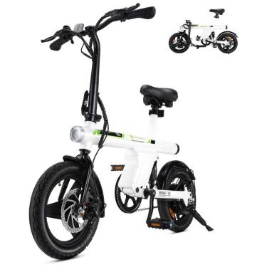 Imagem de Mini Bicicleta Elétrica U1 Isinwheel – Compacta, Dobrável, Motor 500 W, Bateria 36V 7,8Ah, 3 Modos, Freios a Disco