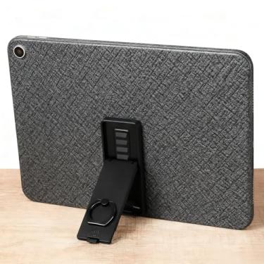 Imagem de Qianyu Suporte universal para tablet ajustável, suporte para tablet preto, alça adesiva, vários ângulos, suporte de mão, acessório para tablets para leitor de mesa, acessórios para tablets de 7 a 11