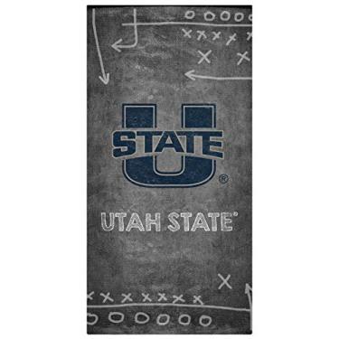 Imagem de Fan Creations Placa de reprodução NCAA Utah State Aggies unissex Utah State Gizes, cor do time, 15 x 30 cm