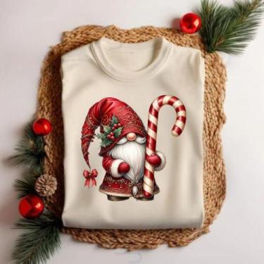 Imagem de Camiseta Unissex Natal Personalizada Doende Do Papai Noel Festa - NoBr