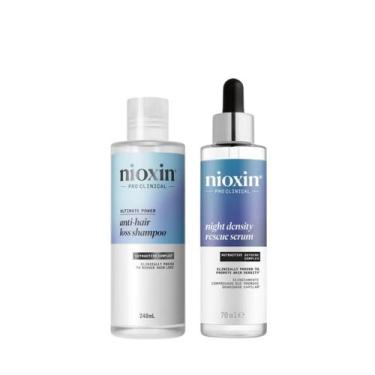 Imagem de Nioxin Anti Hair Loss Shampoo 240ml + Sérum Night Density Rescue 70ml