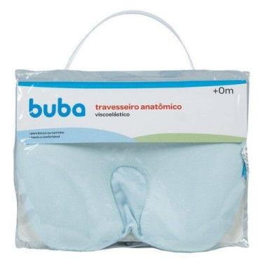 Imagem de Travesseiro anatomico viscoelástico - buba - bebê, Azul