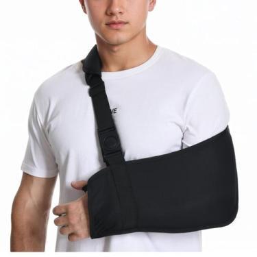 Imagem de Imobilizador de ombro respirável Arm Sling Ledhlth preto