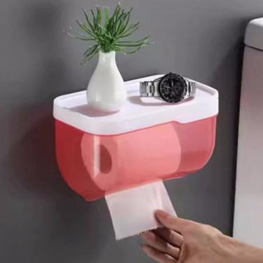 Imagem de Porta Papel Higiênico De Parede À Prova D `água Colável 