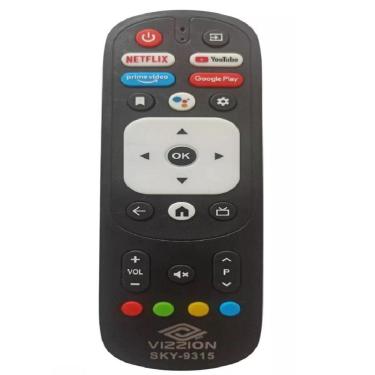 Imagem de Controle Remoto Compatível Smart Tv Vizzion Android BR32D1SA BR50GUA