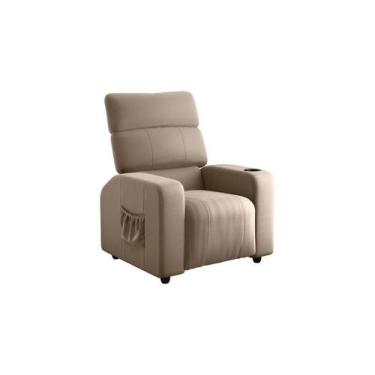 Imagem de Poltrona do Papai Reclinável com porta Copos Pulse Matrix, VELUDO TURK