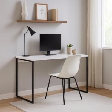 Imagem de Mesa de Escritório Nanda Branca 120 cm