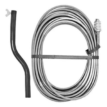 Imagem de 2X Desentupidor Manual 5M Bestfer Tubulação Cano Esgoto Calh