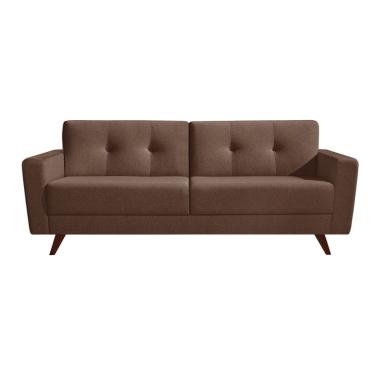 Imagem de Sofá 3 Lugares Monet Linho Marrom 180 cm