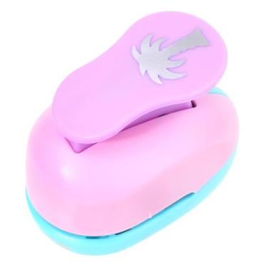 Imagem de KiBcsLic Máquina de estampagem de papel Stamp Edge Kids Paper Craft Punch com alavanca, leve para cartões, álbuns 7,1x4,4x6 cm, cor aleatória, Style B