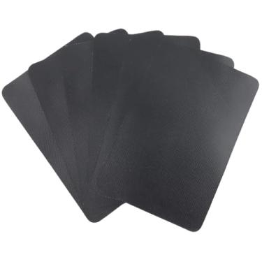 Imagem de Tsnamay Kit de remendo de reparo de barraca de caiaque preto, material de PVC para reparo de barraca de barco, ferramenta de reparo de fibra de vidro, 1 conjunto