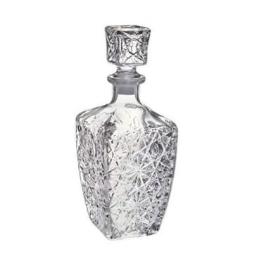 Imagem de Garrafas Whisky Vidro Transparente Cristal Bebida Vinho Decanter(3)