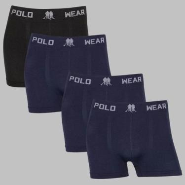 Imagem de Kit 4 Cuecas Boxer Masculina Polo Wear Premium Confortável, Sortido ii