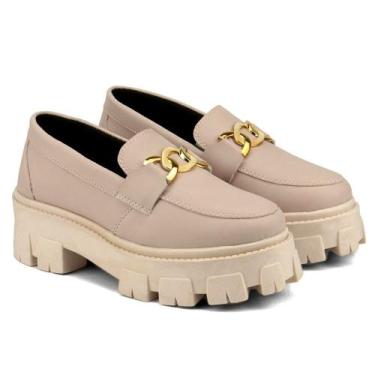 Imagem de Mocassim Feminino Tratorado GuGi Oxford Plataforma Blogueira Leve 403-