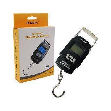 Imagem de Balança De Mão Digital Alta Precisão P/Pesca e Bagagem 0.1g Até 50KG B