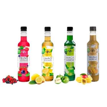 Imagem de Kit 4 Xarope Para Soda Italiana E Drinks Dilute Zero Açúcar 500ml - Di