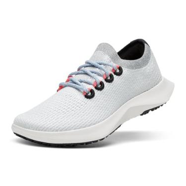 Imagem de Allbirds Tênis feminino Tree Dasher 2 Active, respirável, lavável na máquina, cadarço para caminhada, corrida e academia, Nevasca/Multi (Nevasca), 38