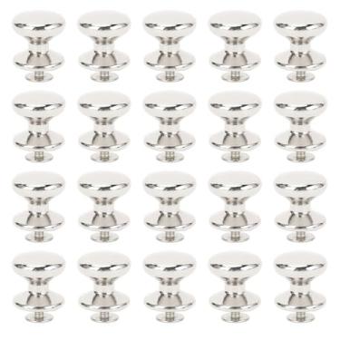 Imagem de Tnfeeon Conjunto de Parafusos de Rebite, Conexão Firme de 15 Mm para Projetos de Couro e Artesanato DIY, Fácil Instalação e Remoção, Design Durável para Decorações de Casa, Bolsas, Sapatos e Roupas (Prata)