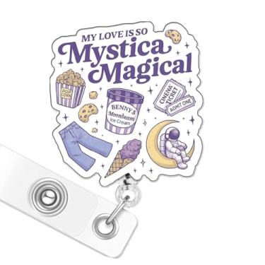 Imagem de Carretel de crachá de enfermeira retrátil com clipe jacaré, presente de inspiração musical, suporte de crachá médico para amantes musicais