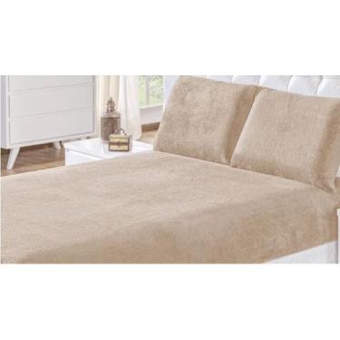 Imagem de Lençol De Plush casal King Mantinha Soft Com Fronha 3Pçs - BORGON, AVE