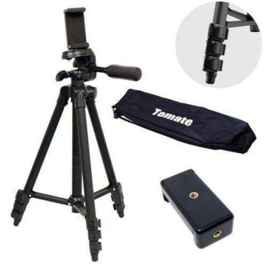 Imagem de Tripé Para Câmeras Fotográficas 1,70 Metros Preto