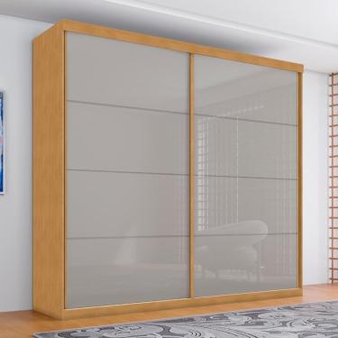 Imagem de Roupeiro Com Espelho E 2 Portas Limoeiro Naturalle Off White