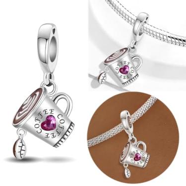 Imagem de 1 peça de berloque de prata elegante para mulheres, faça você mesmo e roupa diária combinando joias decoração presente para mamãe, 11*11mm, Prata, Sem Pedra Preciosa