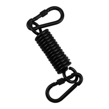 Imagem de ＡＷＨＡＯ Kit de Suspensão para Cadeira de Rede com Molas de Extensão E 2 Mosquetões para Ioga, Academia, Balanços de E Pátio, preto
