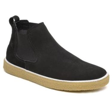 Imagem de Bota Chelsea Urbana Casual Masculina Couro Solado Reforçado-Masculino