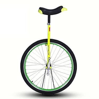 Imagem de Monociclo de 71 cm para adultos - aço resistente, bicicleta grande de exercício de equilíbrio de uma roda divertida para pessoas altas altura de 160-195 cm, 149.7 kg (cor: azul, tamanho: 28 polegadas