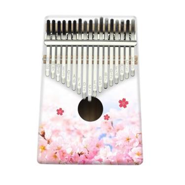 Imagem de Piano de polegar Kalimba piano de polegar 17 notas instrumento de piano de dedo iniciante kalimba profissional