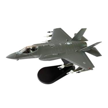 Imagem de Fenteer Miniatura de Caça F-35A Na Escala 1:72 com Suporte de Exibição. Coleção de Modelos de Aviões para Bar.