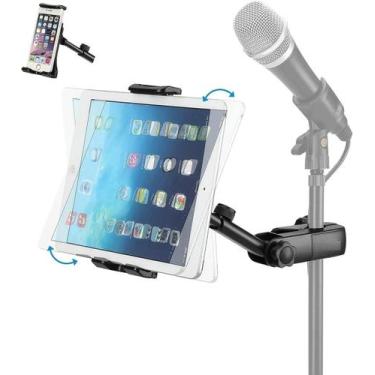 Imagem de Estante, Suporte Músico p/ Tablet iPad, Samsung Galaxy Tab Em Pedestal