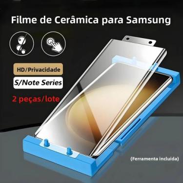 Imagem de Protetor De Tela Cerâmico Samsung Galaxy 2 Peças Filme Macio Para S24 