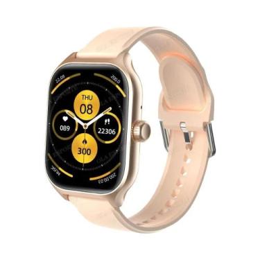 Imagem de Relógio Inteligente Feminino Com Tela AMOLED Monitor De Saúde De Frequ