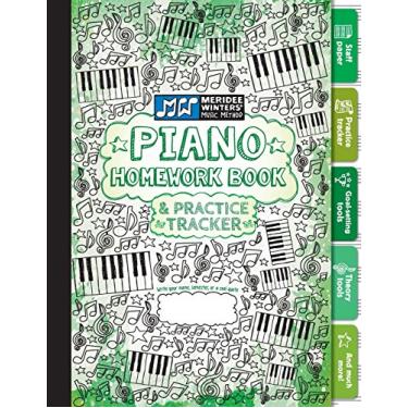 Imagem de Piano Homework Book and Practice Tracker (Green)