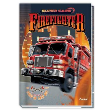 Imagem de Caderno Brochura Capa Dura 1/4 Pequeno Super Cars 80 Folhas Credeal Estampa 5