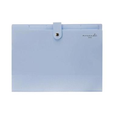Imagem de Pastas Expansíveis Com 5 Bolsos Tamanho Carta Organizador Acordeão Com