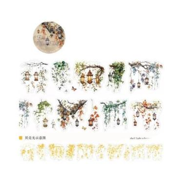 Imagem de Fita Adesiva Decorativa De 50mm 2m PET Para Plantas, Ramos, Lâmpadas, 