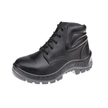Imagem de Bota Botina De Segurança Coturno Masculina Marluvas Com Ca, 44, Preto